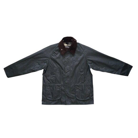 Barbour Bedale Waxed Jacket in Sage Men's Size 42 - Picture 1 of 9